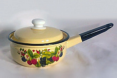 Ковш 1,5л с крышкой, с рисунком