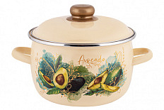 Кастрюля 5,5л сферическая Авокадо / Avocado ТМ Appetite