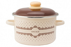 Кастрюля 2,0л цилиндрическая Винтаж / Vintage ТМ Appetite