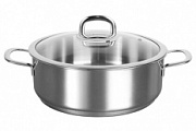 Сотейник 24см стеклянная крышка Сафия ТМ KUKMARA