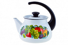 Чайник 3,0л сферический с рисунком