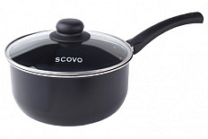 Ковш 18см стеклянная крышка Consul ТМ Scovo