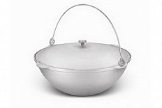 Котел литой походный 9,0л алюминиевая крышка ТМ KUKMARA